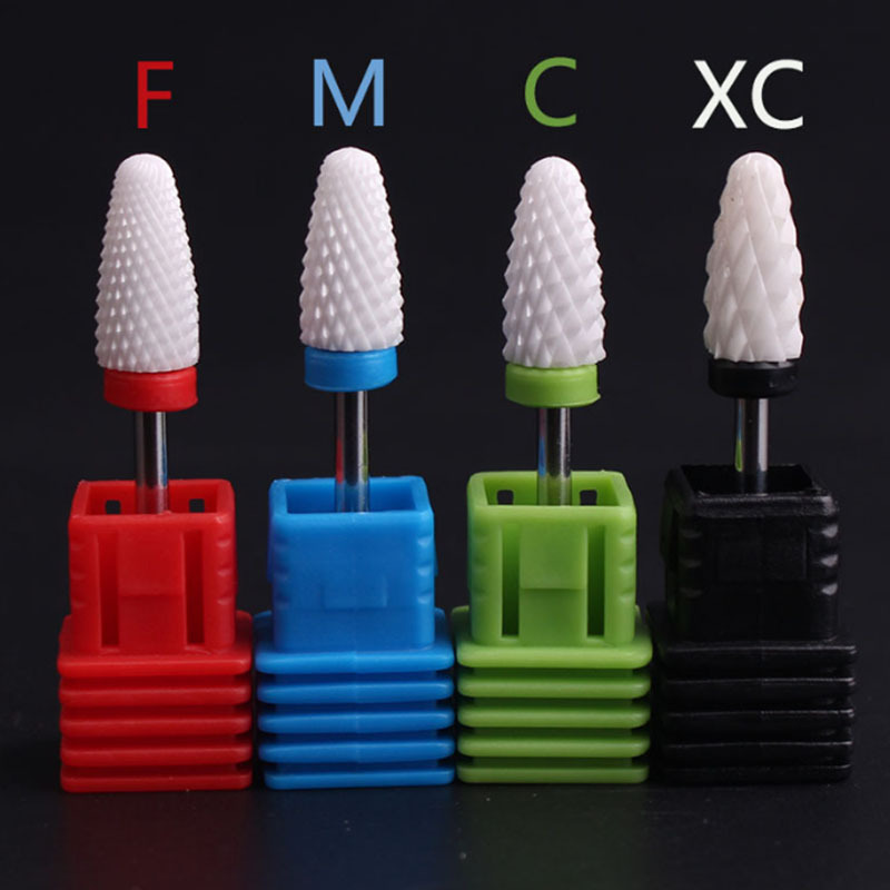 Cerámica de manicuras pulida cabeza cerámica de mango corto de maíz molino eléctrico accesorios de herramientas especiales en stock