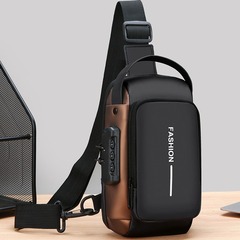 国境を越えて人気の高いメンズ多機能バイクバッグ、チェストバッグ、ショルダーバッグ、斜め掛けバッグ、防水性と耐摩耗性を備えた多機能ギフトメーカー