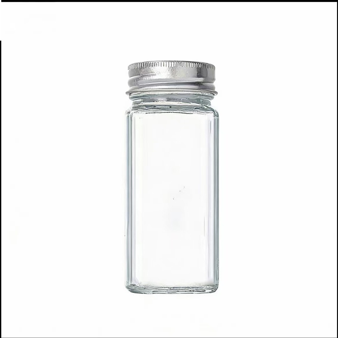 Botella de condimento de venta caliente de comercio exterior cubierta de bambú cubierta de madera de acacia cocina condimentar pimienta salpicada de vidrio condimento frasco combinación