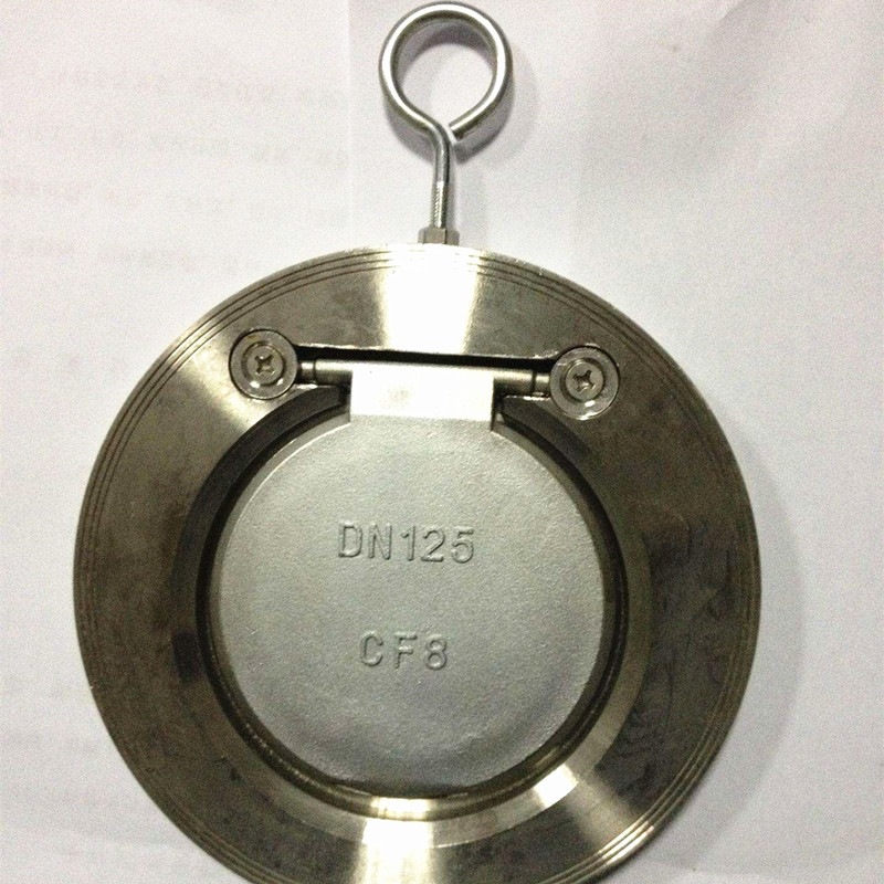 厂家供应 不锈钢对夹式阀H74W蝶型止回阀