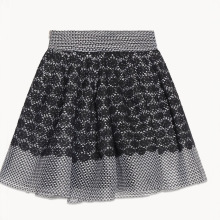 卓雅舞者春夏新款 女神范唯美刺绣网布贴合蓬蓬半裙 Z613清仓