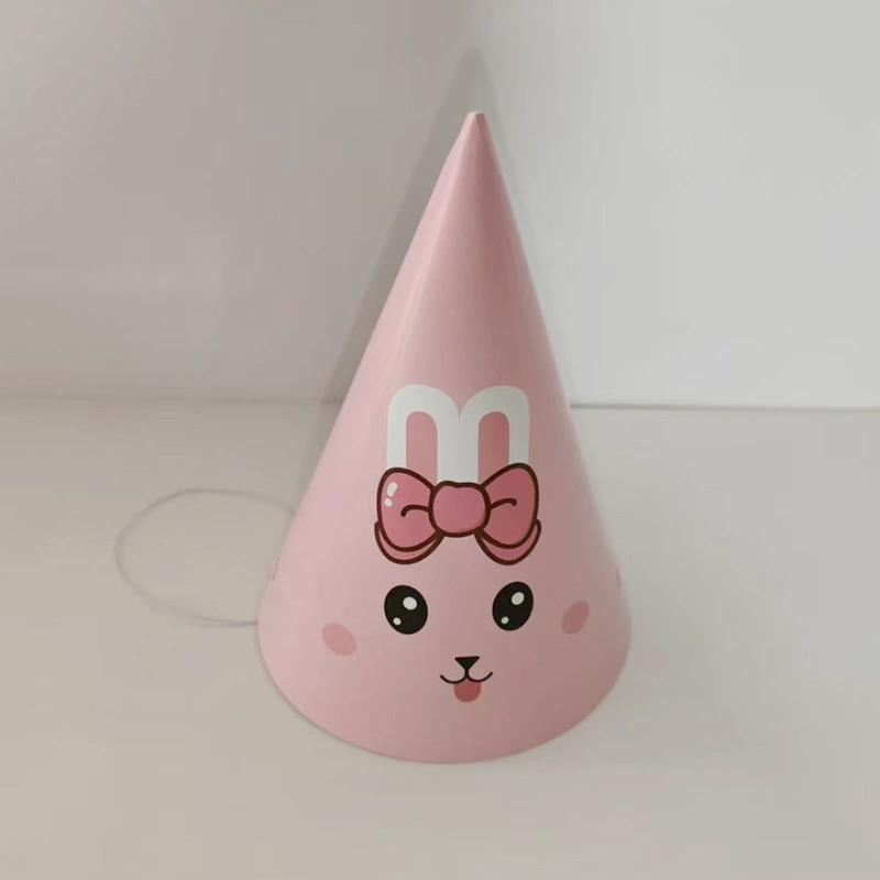 Новая Capibala Party Hat бабочка детские мультсериалы День Рождения бумажная шляпа Острый колпак 16 см