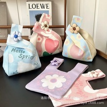 节日伴手礼女士针织包手拎包时尚手腕包手提包背心包简约托特包包