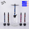 Bar KTV hot selling large smoke in the cigarettes aluminum alloy water cigarette bottle Shisha Hookah water smoke factory spot