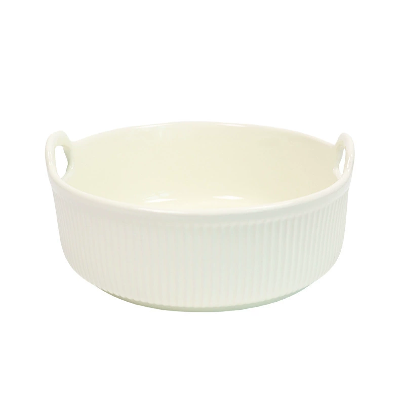 Аэрогрильная жаропрочная керамическая миска — устойчивая к высоким температурам, для духовки и микроволновки, миска для запекания сыра на двоих с ручкой