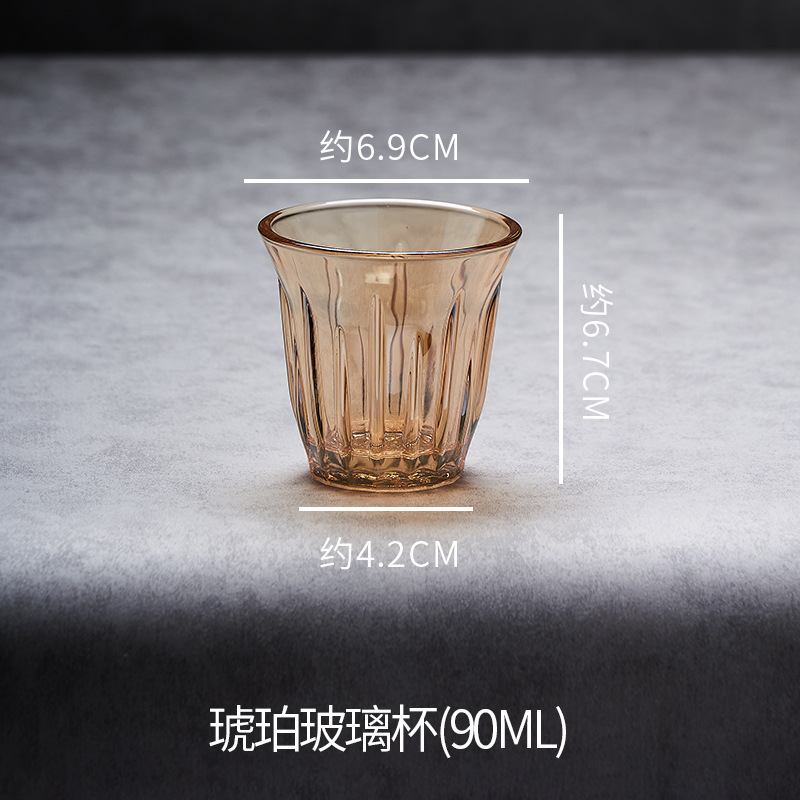 Taza de café pintada vidrio templado pintado a mano bombarderos americanos coloridos retrógrados transparentes sucios Latte Australia