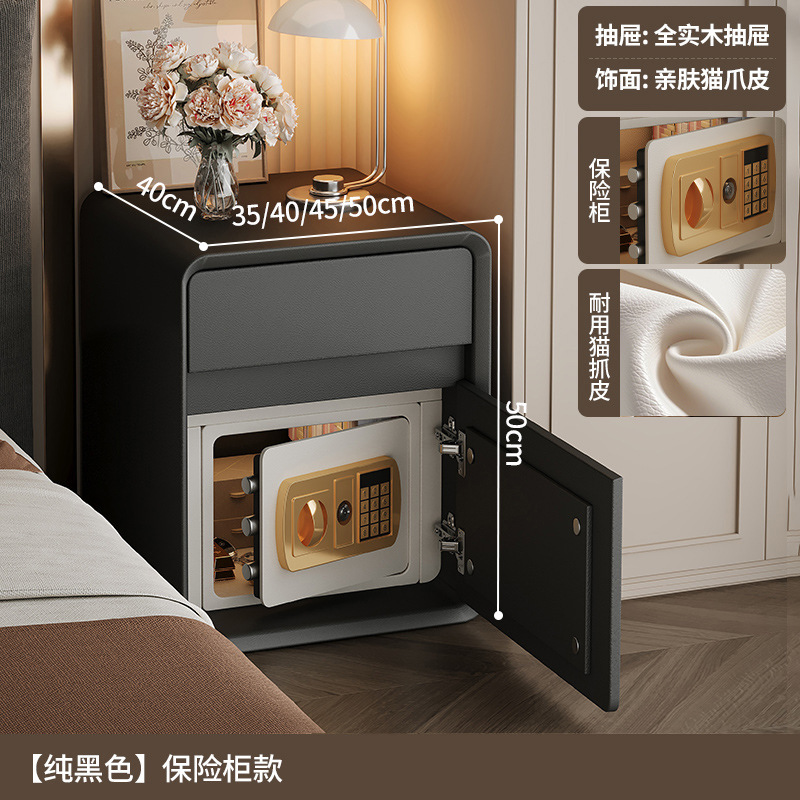 Smart cabecera caja fuerte en todo 2025 nuevo dormitorio con cerradura nicho de diseño pequeño armario de cabecera