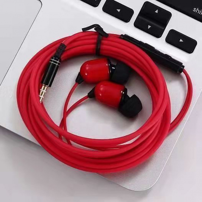 加长主播监听声卡有线耳机入耳式防噪音电脑直播带麦K歌耳塞|undefined