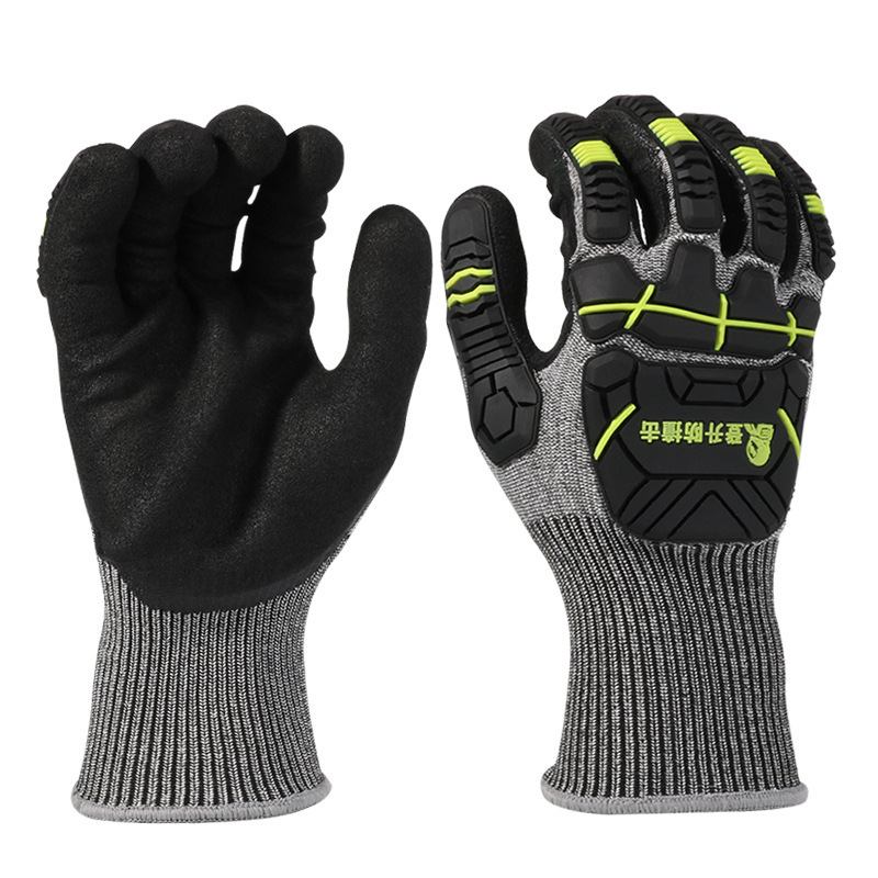 Guantes de Trabajo Anti-corte Nivel 5 Modelo C1005 de Nitrilo para Cocina
