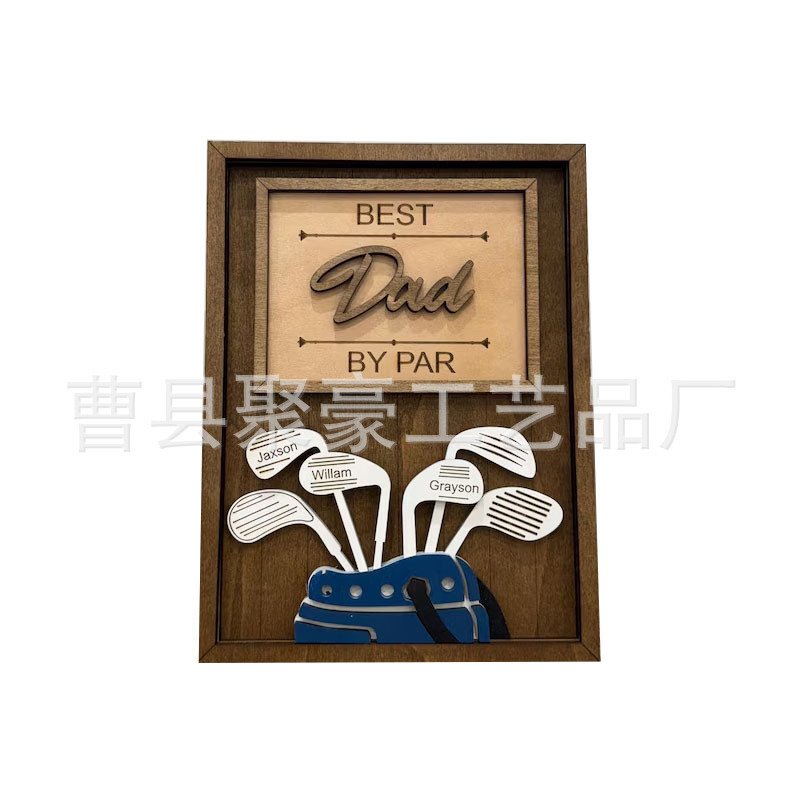 Personalized Photo Frames for Golf Enthusiasts Can Be Engraved with Family Names, Friends, Colleagues, or Clients as Gifts or Souvenirs Personalized Photo Frames for Golf Enthusiasts Can Be Engraved with Family Names, Friends, Colleagues, or Clients as Gifts or Souvenirs