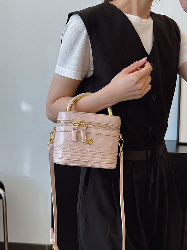 Bolso de mujer 2025 nuevo cross-border diamante bordado caja de mano bolso pequeño de alta moda de hombro mochila