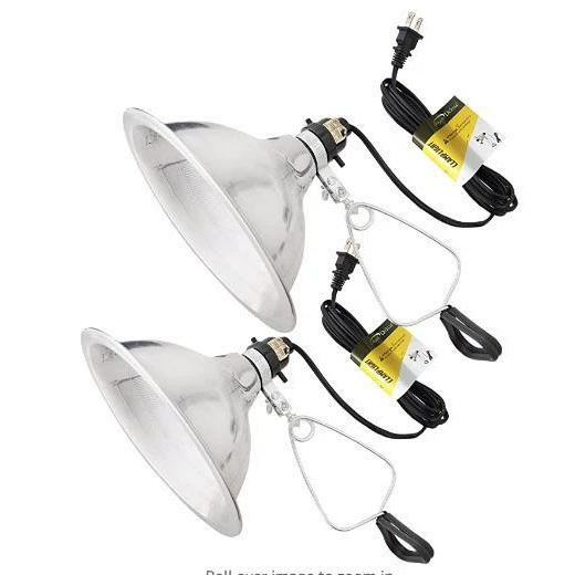   Алюминиевый отражатель для лампы для рептилий 5.5inch 8.5inch может выдерживать нагревательную лампу мощностью 300 Вт.