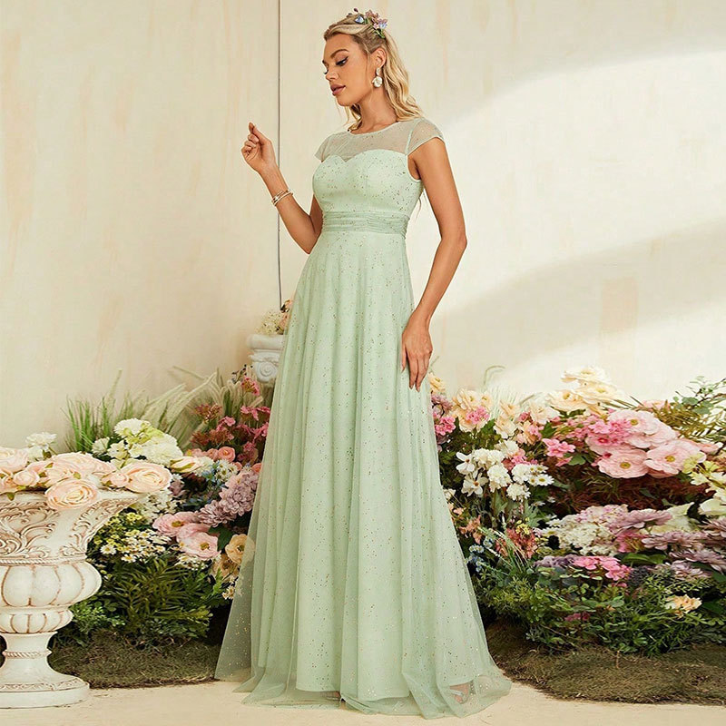Vestido de gala de hadas de verano nuevo temperamento de banquete normalmente puede usar un vestido de hadas celebridades image 4