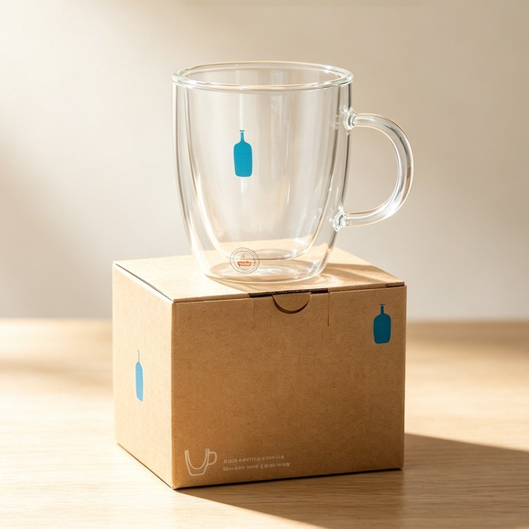 Export! BlueBottle portable coffee cup for men and women, made of high borosilicate glass, suitable for home use