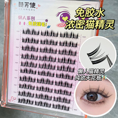 睫天使免膠濃密貓精靈上鏡純欲十排大容量懶人單簇新手易上手女生