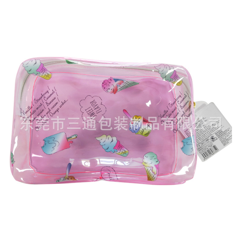 跨境新款供应深圳东莞PVC手提袋PVC礼品袋拉链胶骨袋包装袋厂家