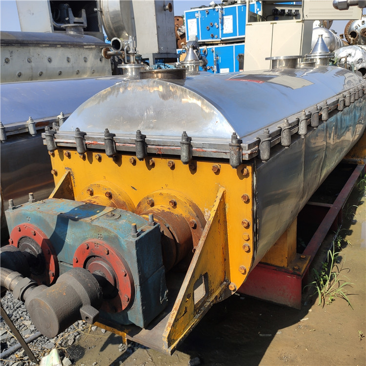 出售二手桨叶干燥机 二手20平方真空桨叶干燥机 双轴桨叶干燥机