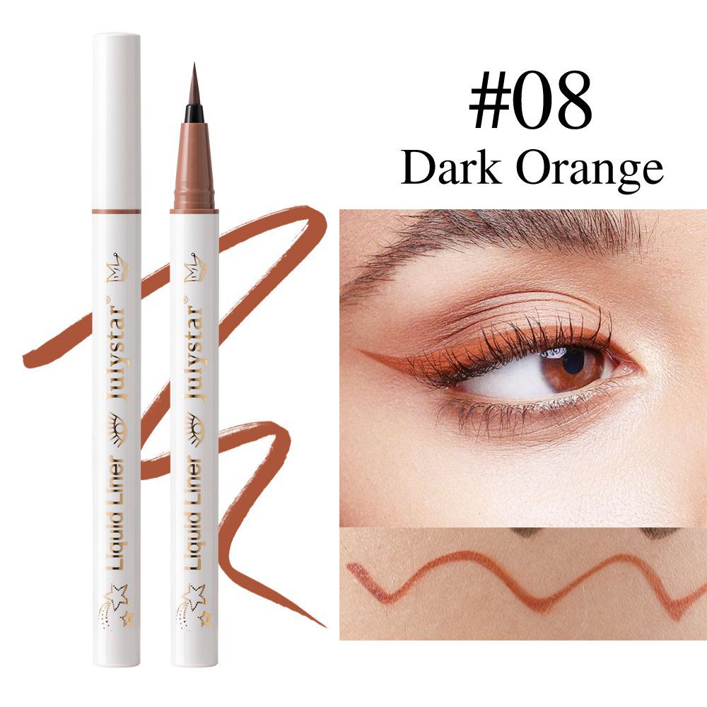 Julystar Non-smudging Long-lasting Waterproof Eyeliner Pen 6-piece set, eye makeup pen wholesale for the under-eye range undefined