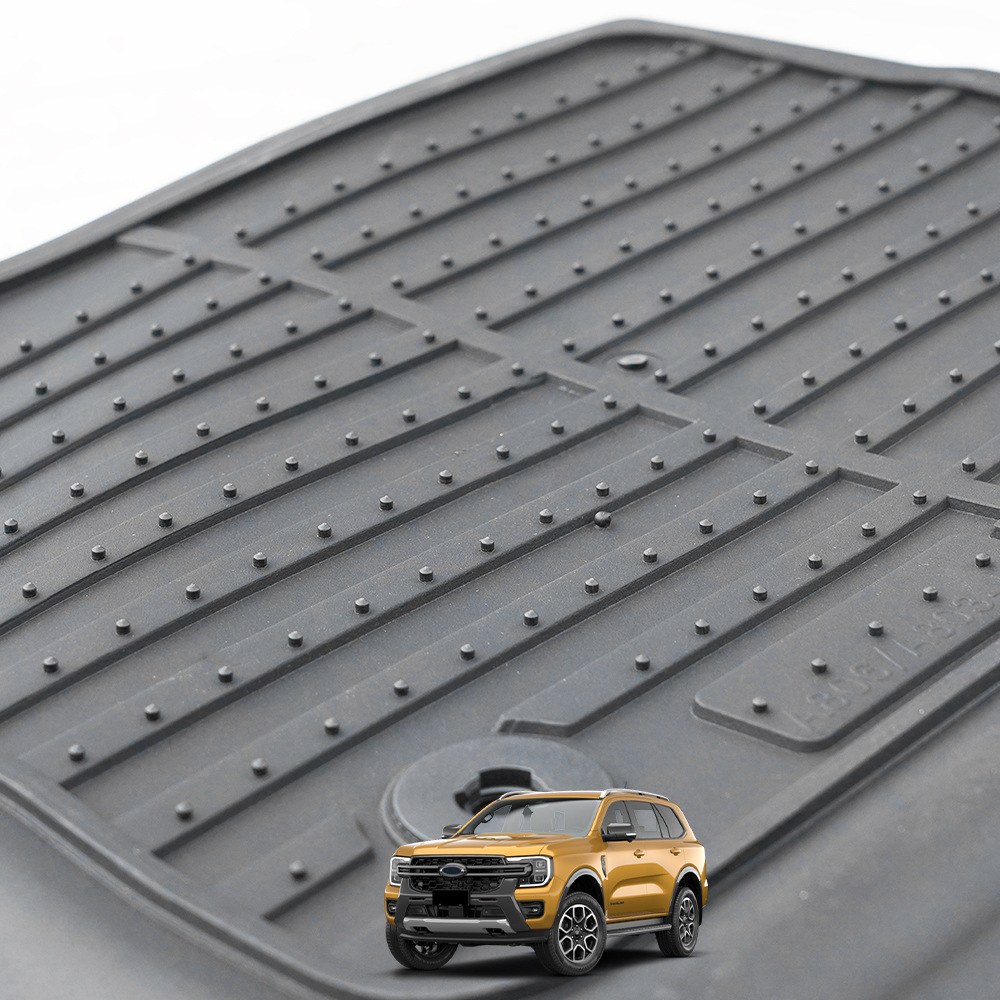Txinrui Adecuado para alfombrillas de coche FordEverest TpeCarFloorMats alfombrillas de inyección 5D