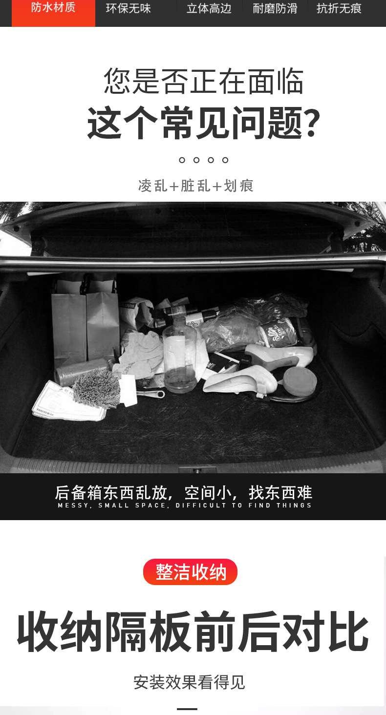 Specially Used for Toyota Camry Trunk Mats, 25 Models, 24 Models, Eight Generations, Six Generations and Ninth Generations, Fully Surrounded by Camry Trunk