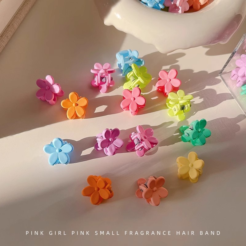 Flor de color dopamina pequeña broca de pelo broca de borde broca de frente broca de peluche broca de princesa pequeña broca de cabeza