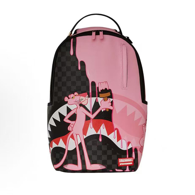 【Cross-Border Direct Sales】Trendy Brand Backpack Graffiti Ins Style Casual Street Fashion Backpack Skateboard Casual Fashion
