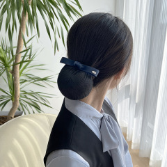 髪の花の看護師の髪のネットの女性の職業のスチュワーデスのホテルの髪のネットの兜の頭飾りの銀行の簡単な2025新型の髪飾り