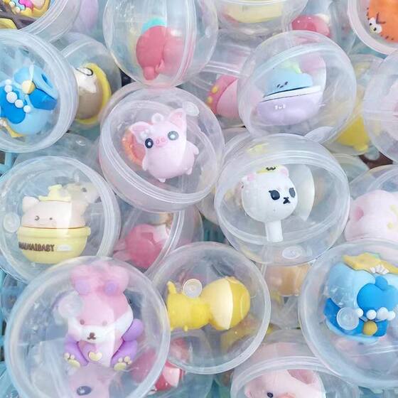 45mm Gashapon Transparent Gashapon Ball Boutique Pen Head Doll Gashapon Machine Game Machine Kidsren's Toy Manufacturer Wholesale
