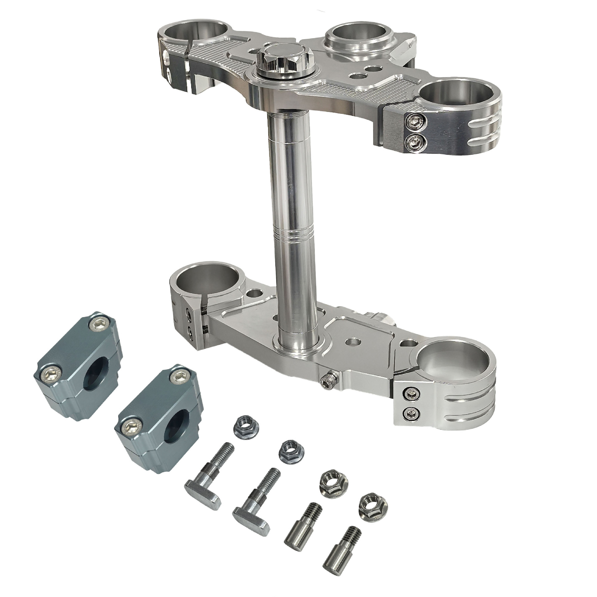Suitable for Honda Honda Little Monkey Monkey125 Motorcycle Modified Upper and Lower Connecting Plate Steering Column Assembly Parts
