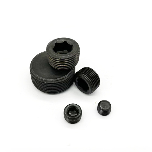 8.8 grade screw plug throat plug British PT American NPT oil plug screw plug wire oil plug inner hex plug stop screw