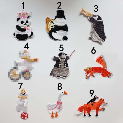 Yixiu embroidery cloth patch computer embroidery chapter new DIY forest small animal clothes decoration patch patch patch cloth