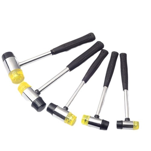 Ford rubber installation hammer floor door and window repair hammer hammer plastic small leather hammer steel pipe lightweight removable hammer head
