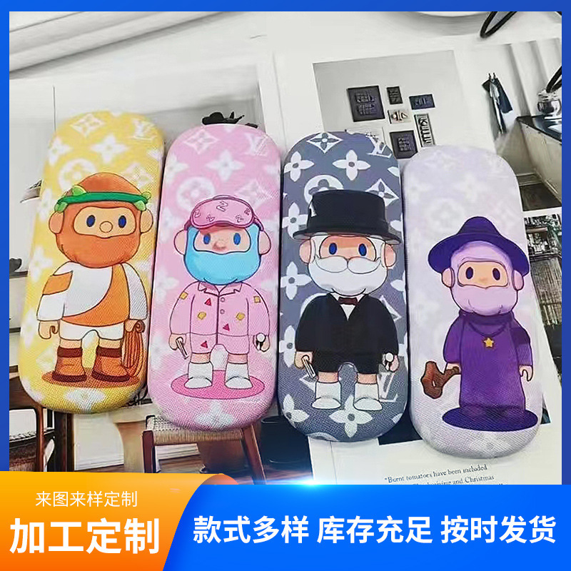 Manufacturers supply new glasses case printing inkjet cartoon Iron case printable logo portable glasses case glasses case Manufacturers supply new glasses case printing inkjet cartoon Iron case printable logo portable glasses case glasses case