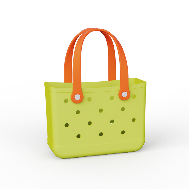 오렌지색이 가미된 녹색