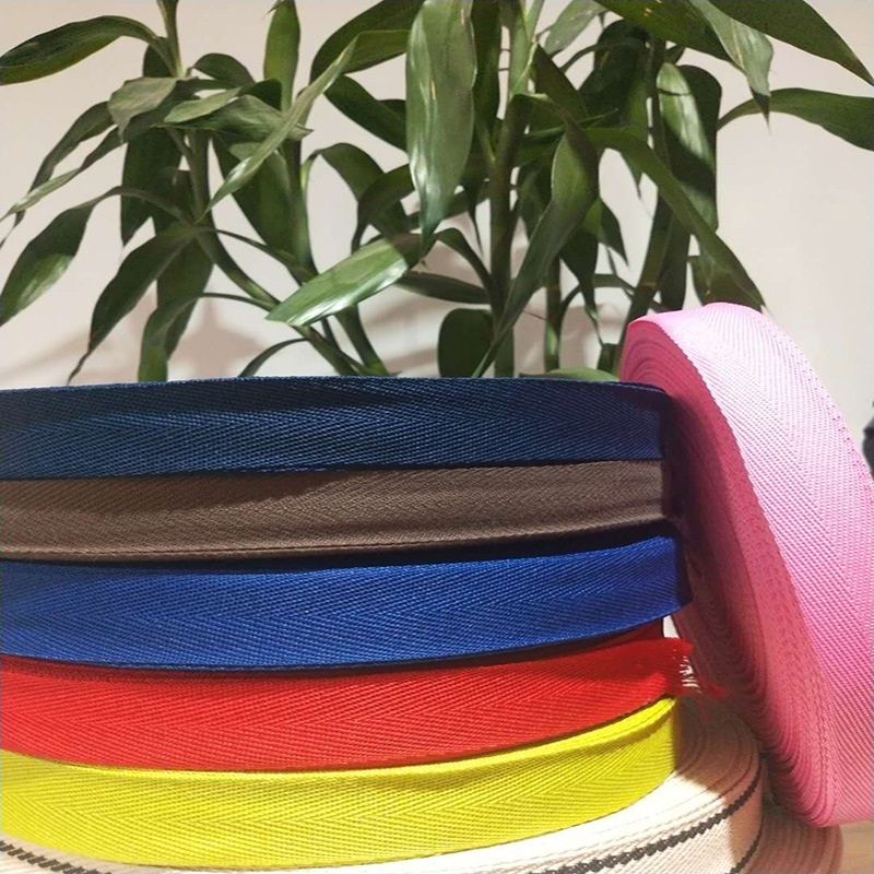 厂家直销箱包包边带服装辅料人字纹织带鞋帽装饰涤纶带工业用绑带