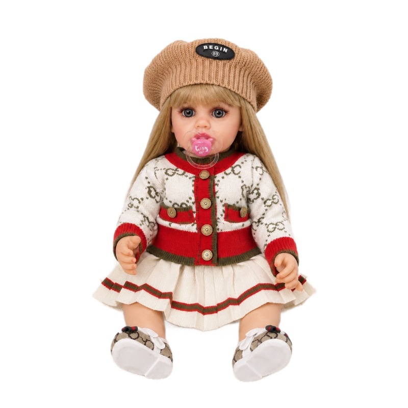 Muñeca Reborn Interactiva con Sensor Inteligente 40cm de Vinilo Multilingüe