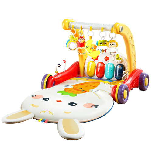 Infant pedal piano baby fitness frame dual-purpose walker toy educational early education multi-functional music crawling