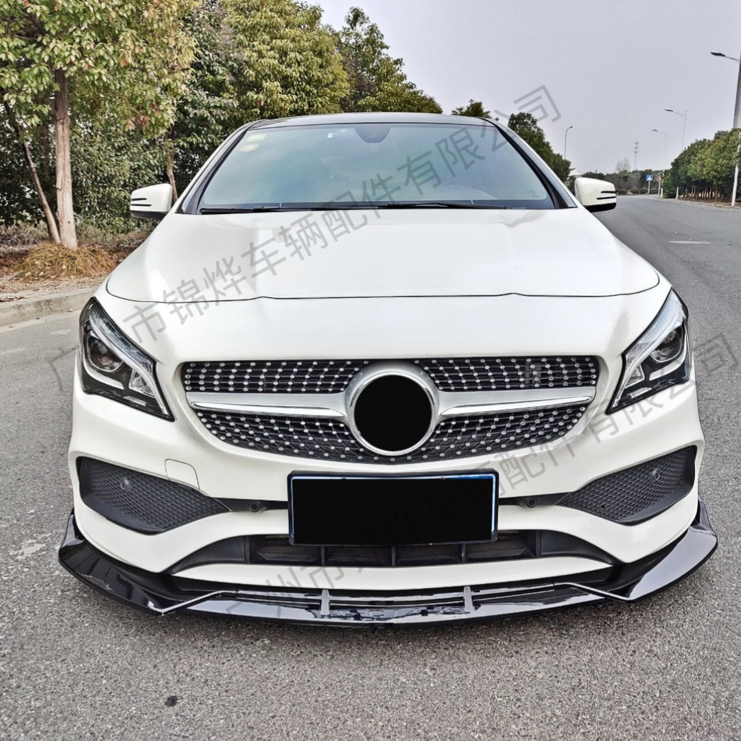 Suitable for 2016-2019 Mercedes-Benz Cla C117 Modified Front Bumper Anti-Collision Three-Stage Front Shovel Small Surround