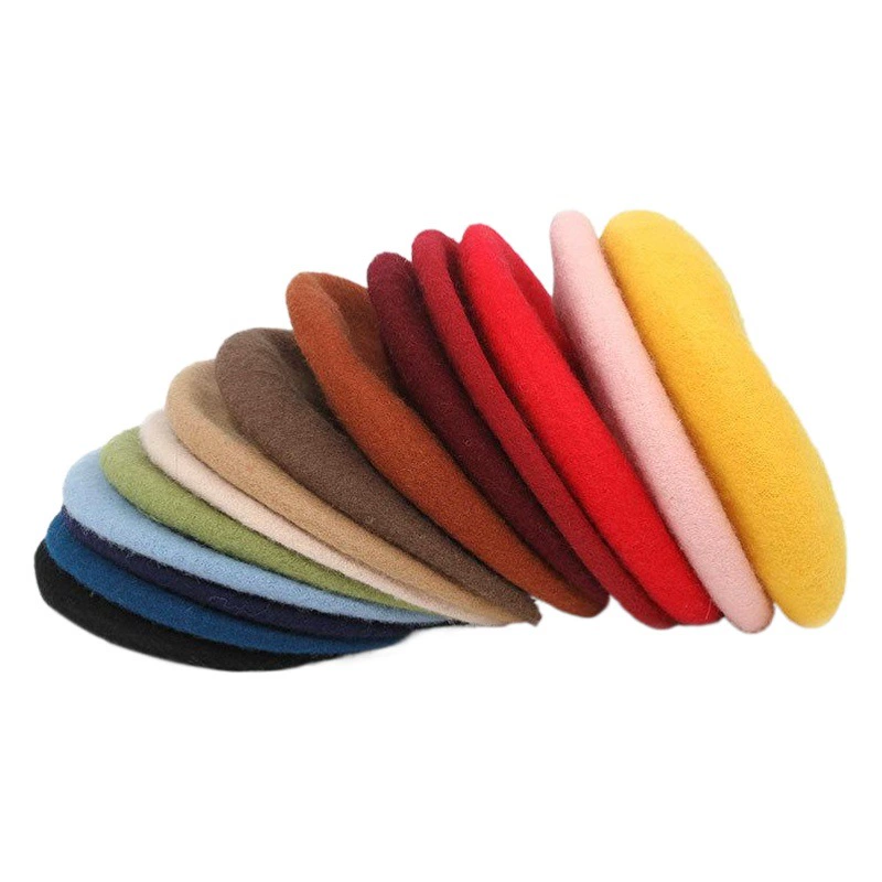 [Детский плоский стиль] Детский берет для детей 1-2 лет, осенне-зимняя детская шапка, теплая милая маленькая шапка для мальчиков и девочек с обхватом головы