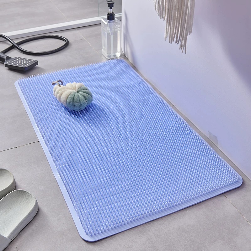 Bathroom Shower Foot Scrubbing Mat, Bathroom Foot Washing and Scrubbing Tool, Lazy Foot Washing Mat, Large Non-Slip Shower Room Mat
