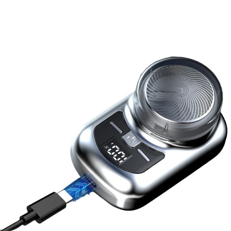 Sanqiao máquina de afeitar eléctrica con pantalla potencia carga USB mini portátil entrega al por mayor