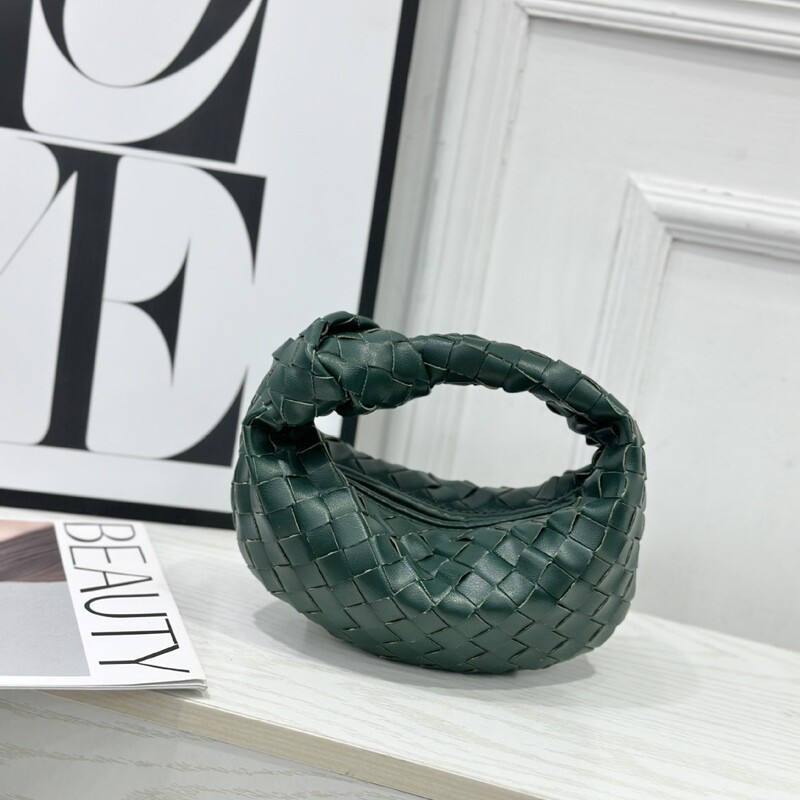 Bv Cross-Border Women's Bag 2025 Woven Horn Cloud Bag Dumpling Bag Fashionable One-Shoulder Cross-Body Clutch Bag Women's New Style