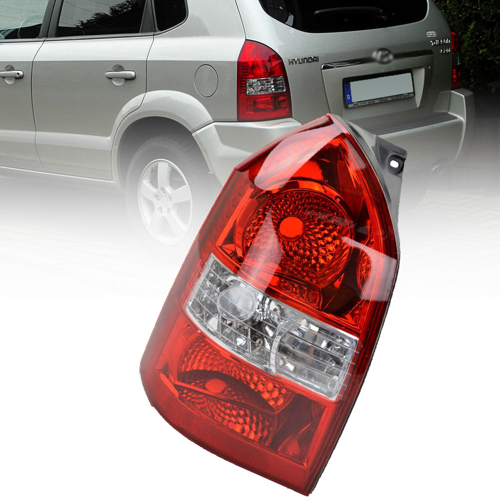 Aplicable a Beijing Hyundai 06 - 12 años viejos Tousheng semieconjunto de luces traseras izquierda y derecha luces de marcha atrás luces de freno cubierta