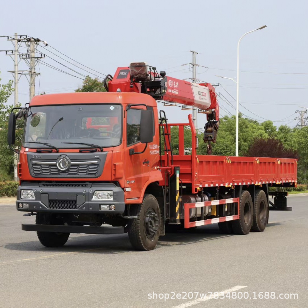 出口东风天锦后八轮12吨随车吊 吊机多品牌可选货箱8.5米支持分期