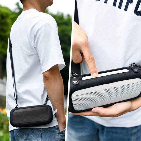 1 Piece Color: Black Material: Oxford Cloth+Eva+Velvet Fabric Suitable for Bose Soundlink Flex