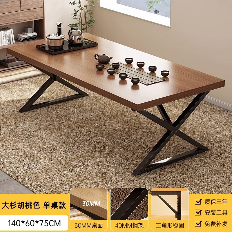 Mesa de té combinación de una mesa y cinco sillas tabla de té de oficina hervidor de té conjunto de mesa de té simple y moderna