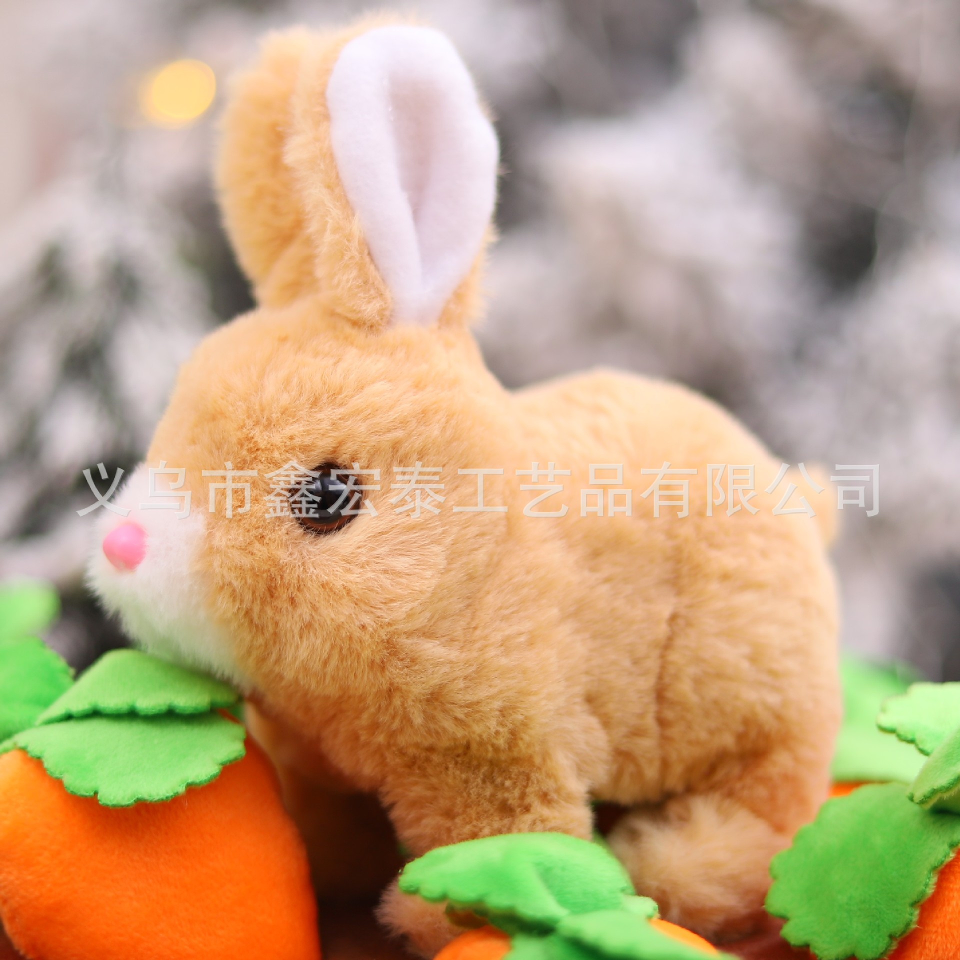 Perro eléctrico de felpa Simulación Perro mascota puede caminar Perro de peluche Niños Amazon Cross-border llamado perro de juguete