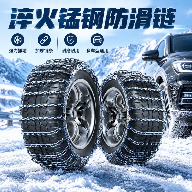 Cross-Border Car Tire Anti-Skid Chains for Cars, Ice-Breaking Chains for Suvs, Universal Snow and Desert Off-Road Anti-Skid Chains Wholesale Cross-Border Car Tire Anti-Skid Chains for Cars, Ice-Breaking Chains for Suvs, Universal Snow and Desert Off-Road Anti-Skid Chains Wholesale