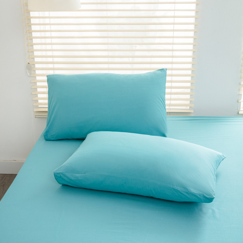 Cuerpo de almohada de lavado japonés de algodón 40 cubas de almohada de piel de algodón un par de cubas de almohada de twill