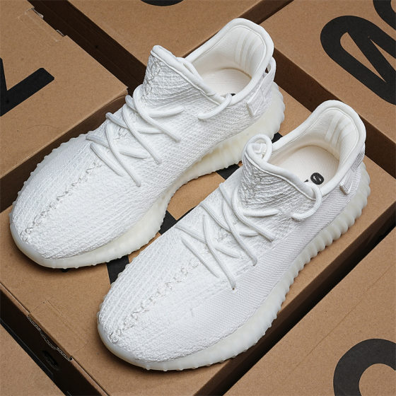 Putian Real Explosive Baiyi Coconut Shoes 350 Grey Orange Soft Bottom Casual Men's Shoes Summer Breathable Running sneaker